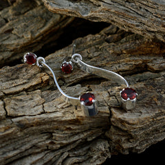 Ines Red Minimalist multiple Stud Earring