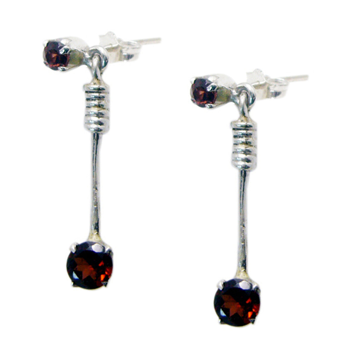 Julieta Red Elegant multiple Stud Earring
