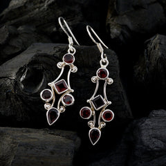 Inès Red Tiny multiple Dangle Earring