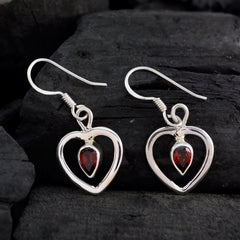Inès Red Delicate multiple Dangle Earring