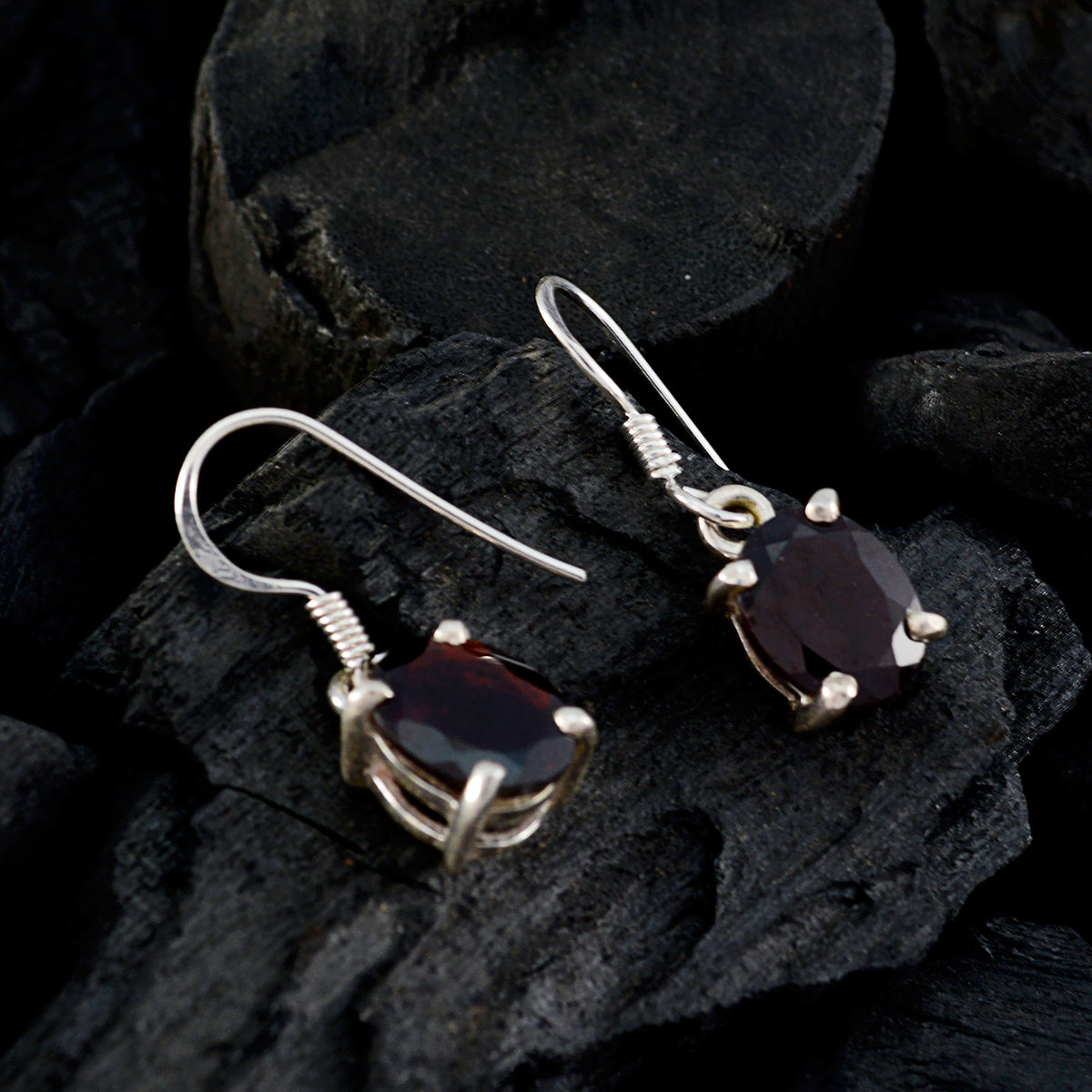 Josephine Red Delicate multiple Dangle Earring