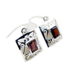 Kennedy Red Tiny Solitaire Dangle Earring
