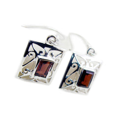 Kennedy Red Tiny Solitaire Dangle Earring