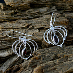 Greta Red Featherlight Solitaire Dangle Earring