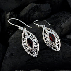 Ida Red Featherlight Solitaire Dangle Earring