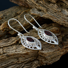 Ida Red Featherlight Solitaire Dangle Earring