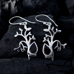 Stella Red Dainty Solitaire Dangle Earring