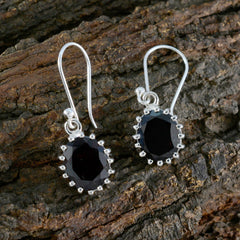 Victoria Red Tiny Solitaire Dangle Earring