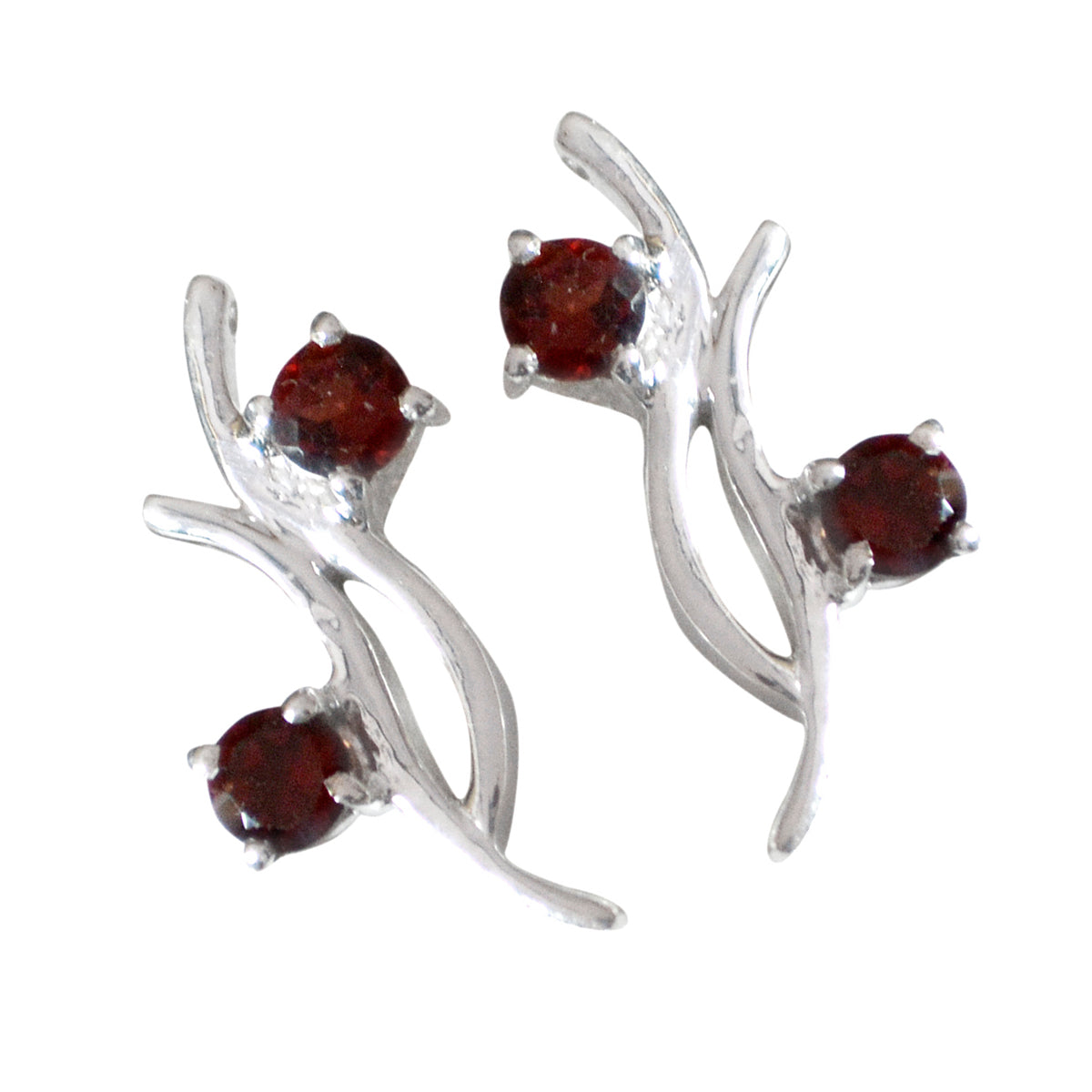 Hye jin Red Delicate multiple Stud Earring