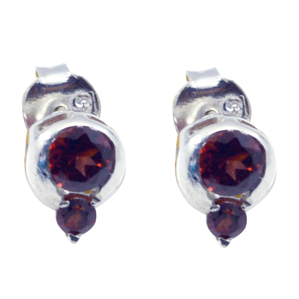 Noelia Red Elegant multiple Stud Earring