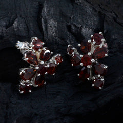 Grace Red Minimal multiple Stud Earring