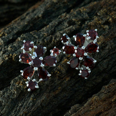Grace Red Minimal multiple Stud Earring