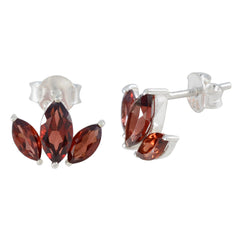 Min seo Red Dainty multiple Stud Earring