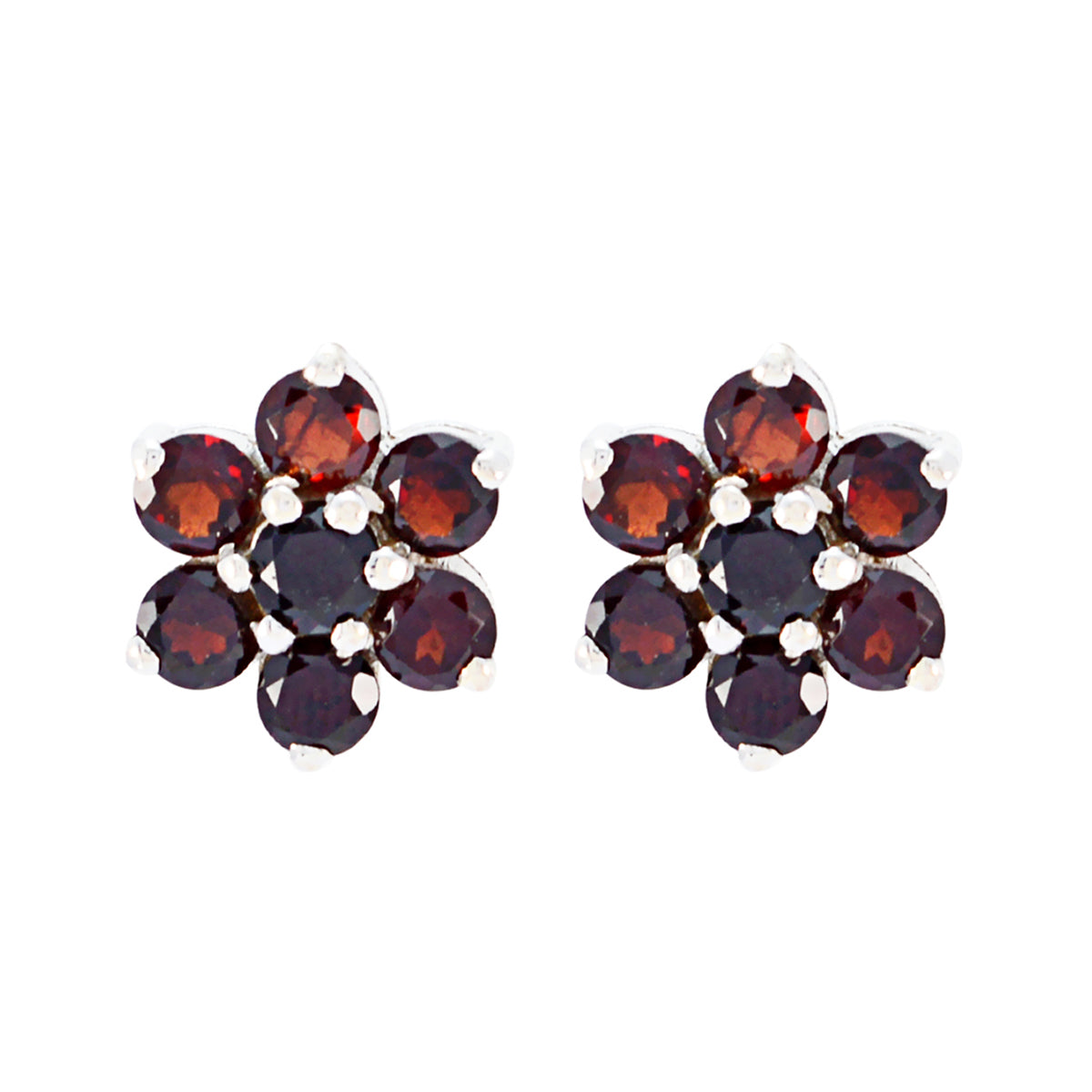 Valentina Red Dainty multiple Stud Earring