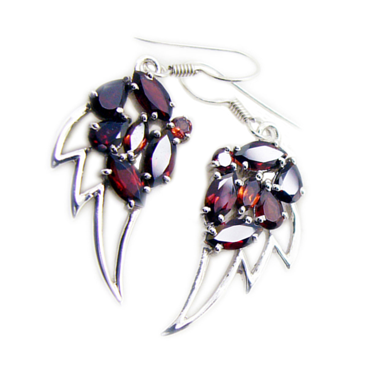 Addison Red Mid weight multiple Dangle Earring