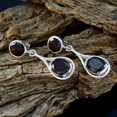 Harper Red Minimal multiple Stud Earring