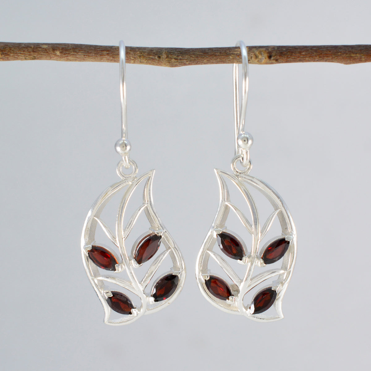 Julia Red Minimal multiple Dangle Earring