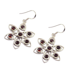 Clara Red Edgy multiple Dangle Earring