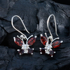 Evelyn Red Dainty multiple Dangle Earring