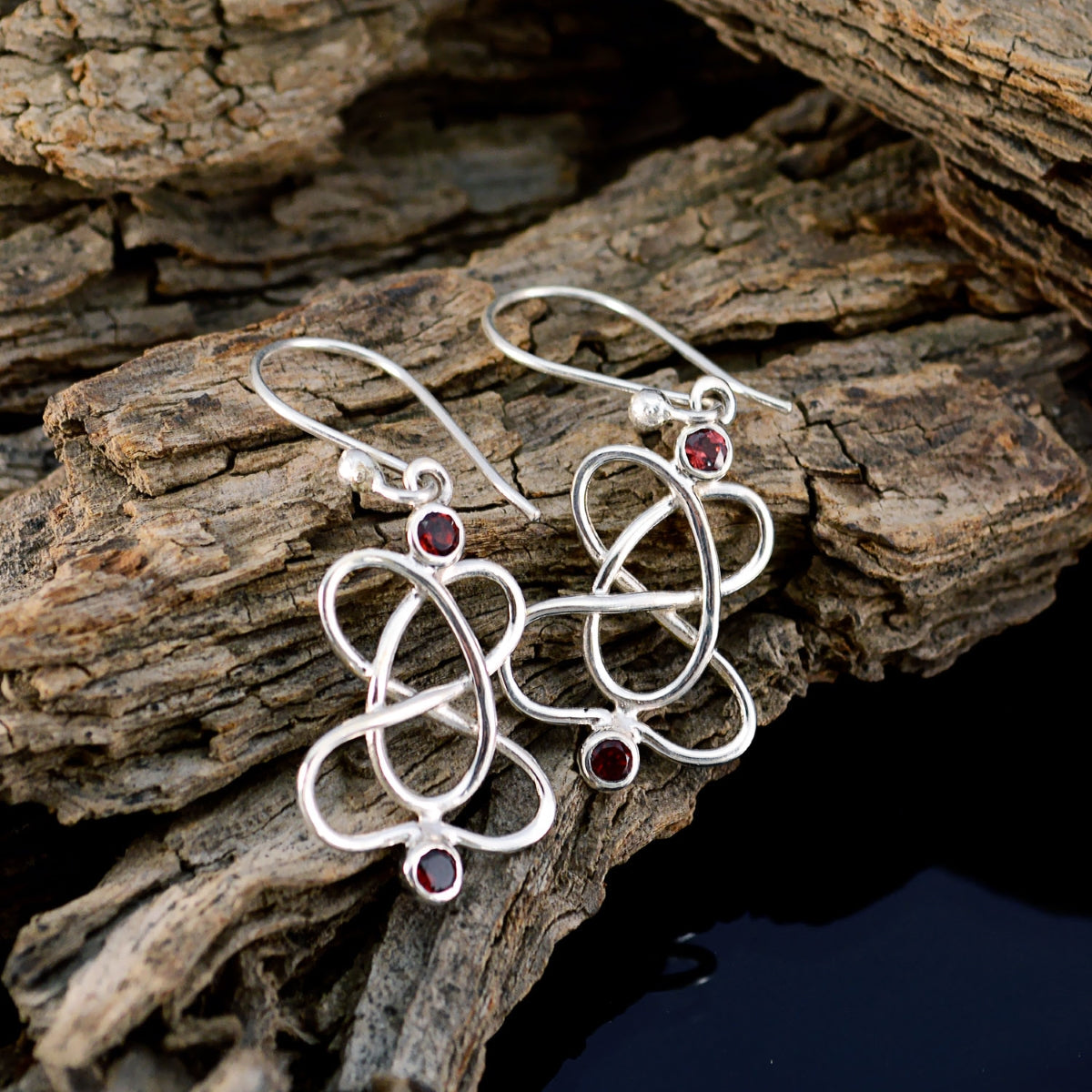 Wen Red Delicate multiple Dangle Earring