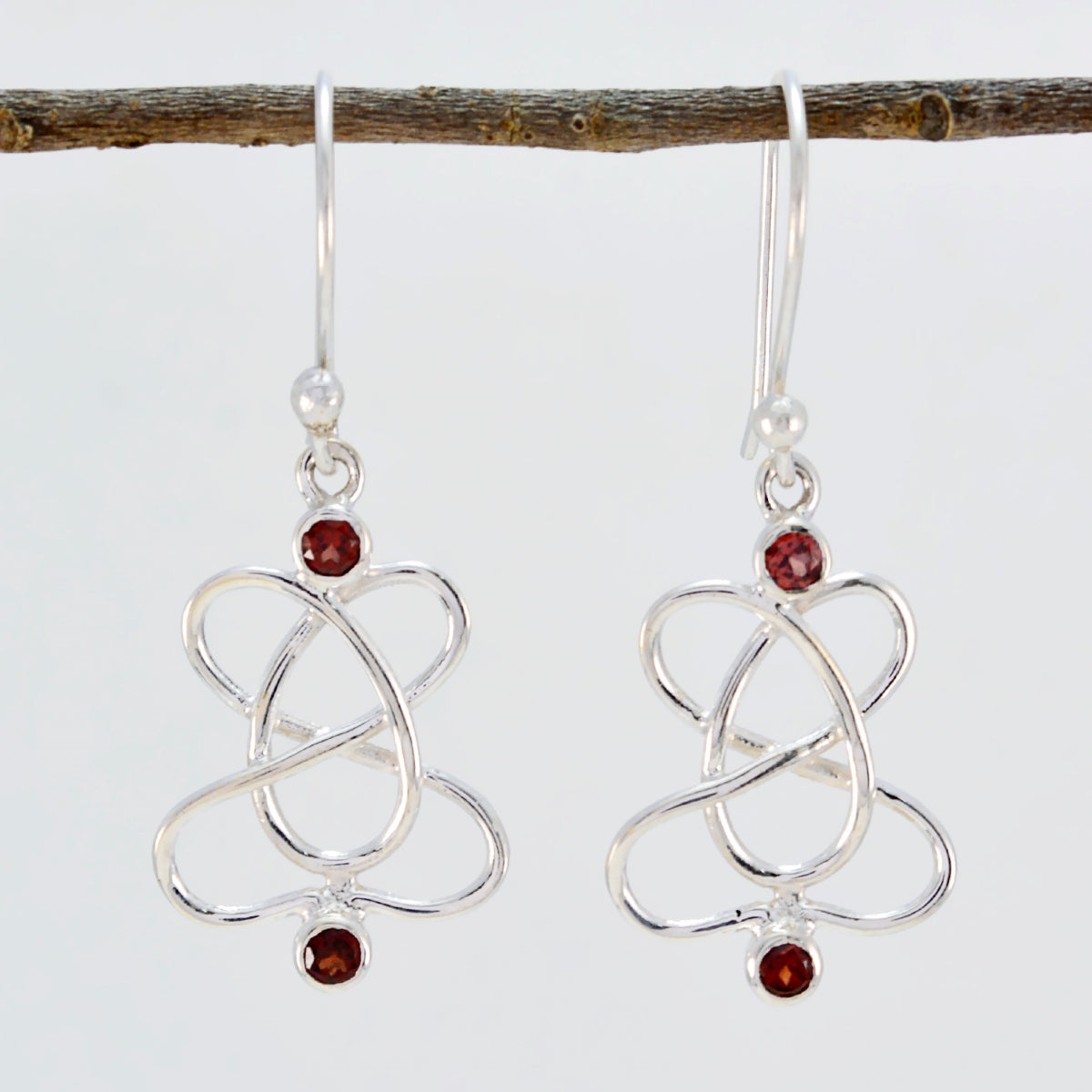 Wen Red Delicate multiple Dangle Earring