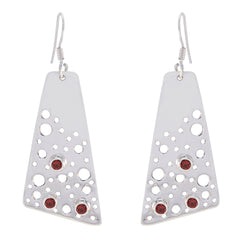 Xiu Red Featherlight multiple Dangle Earring Garnet Red Dangle