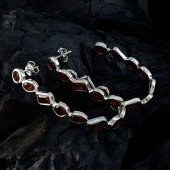 Katharina Red Edgy multiple Stud Earring
