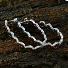 Katharina Red Edgy multiple Stud Earring