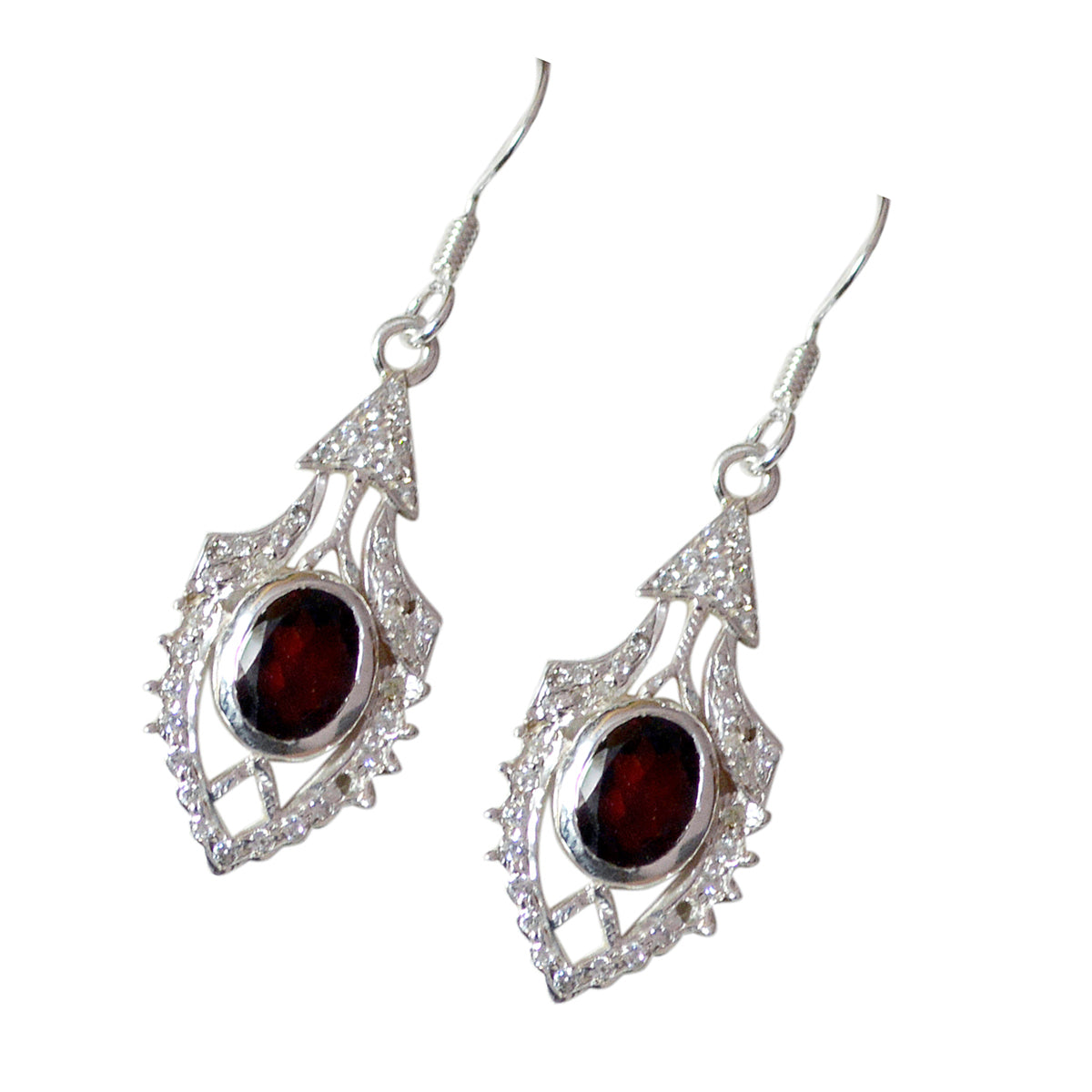 Agustina Red Dainty multiple Dangle Earring