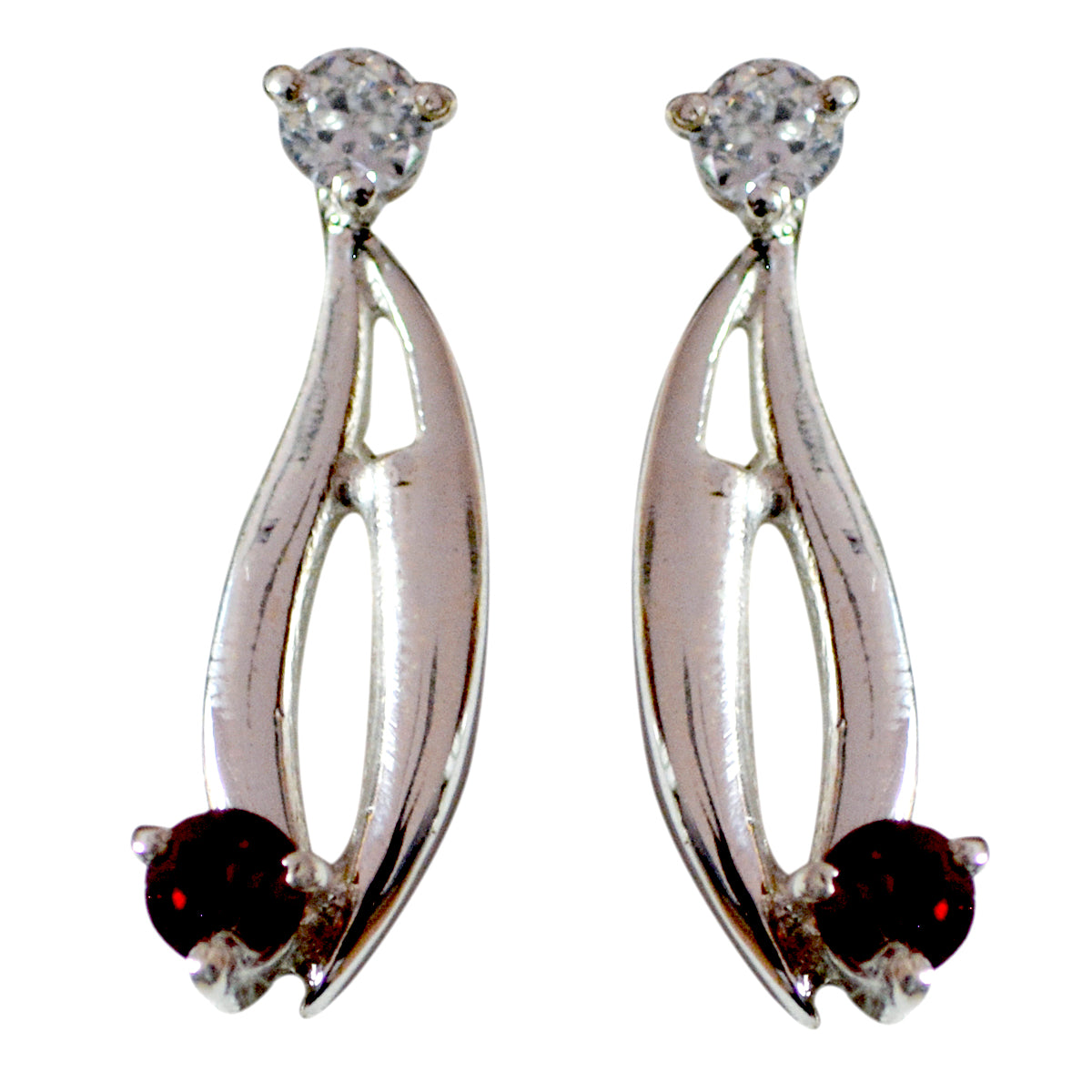 Ana Red Delicate multiple Dangle Earring