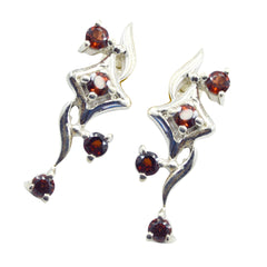 Josephine Red Dainty multiple Dangle Earring