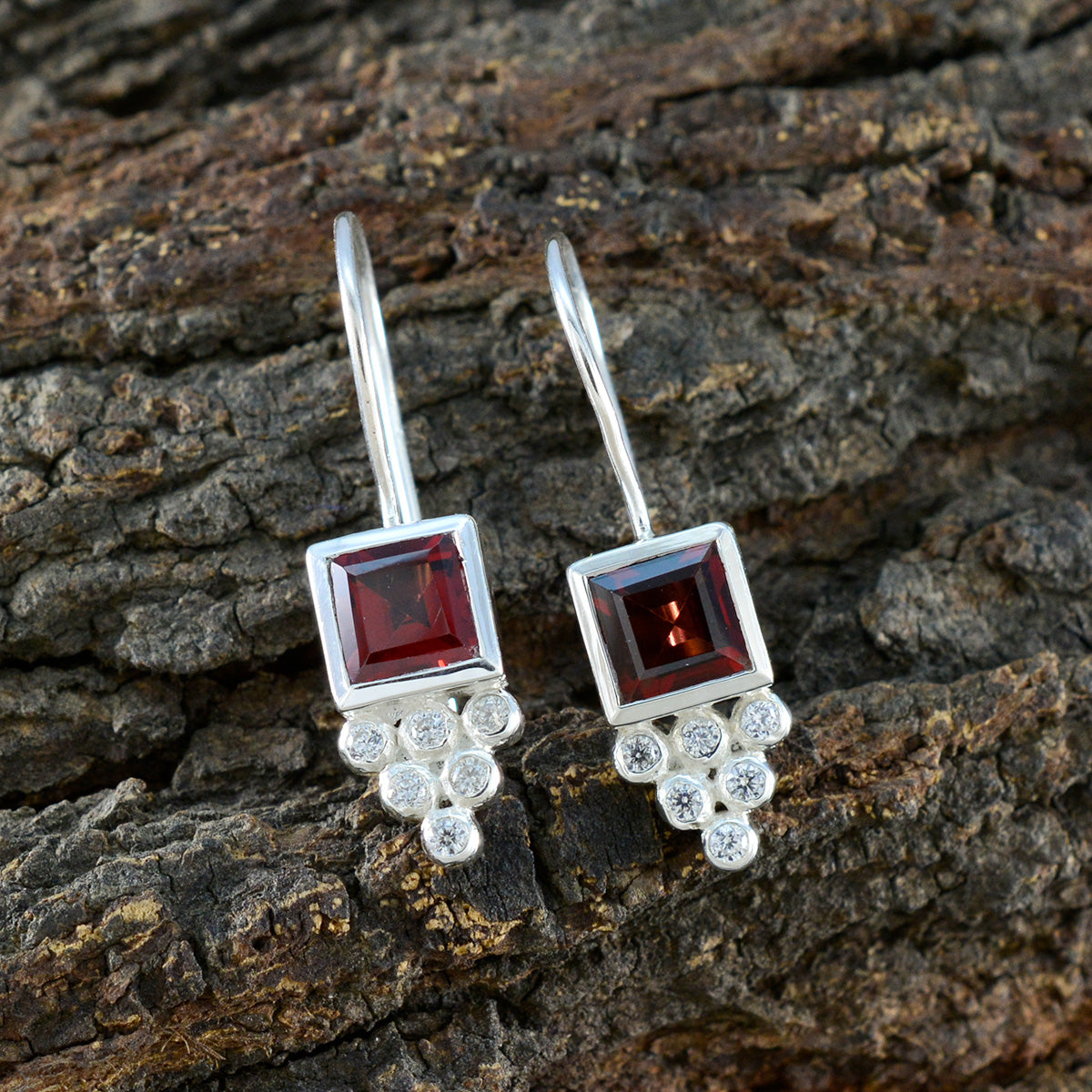 Yuna Red Dainty multiple Dangle Earring