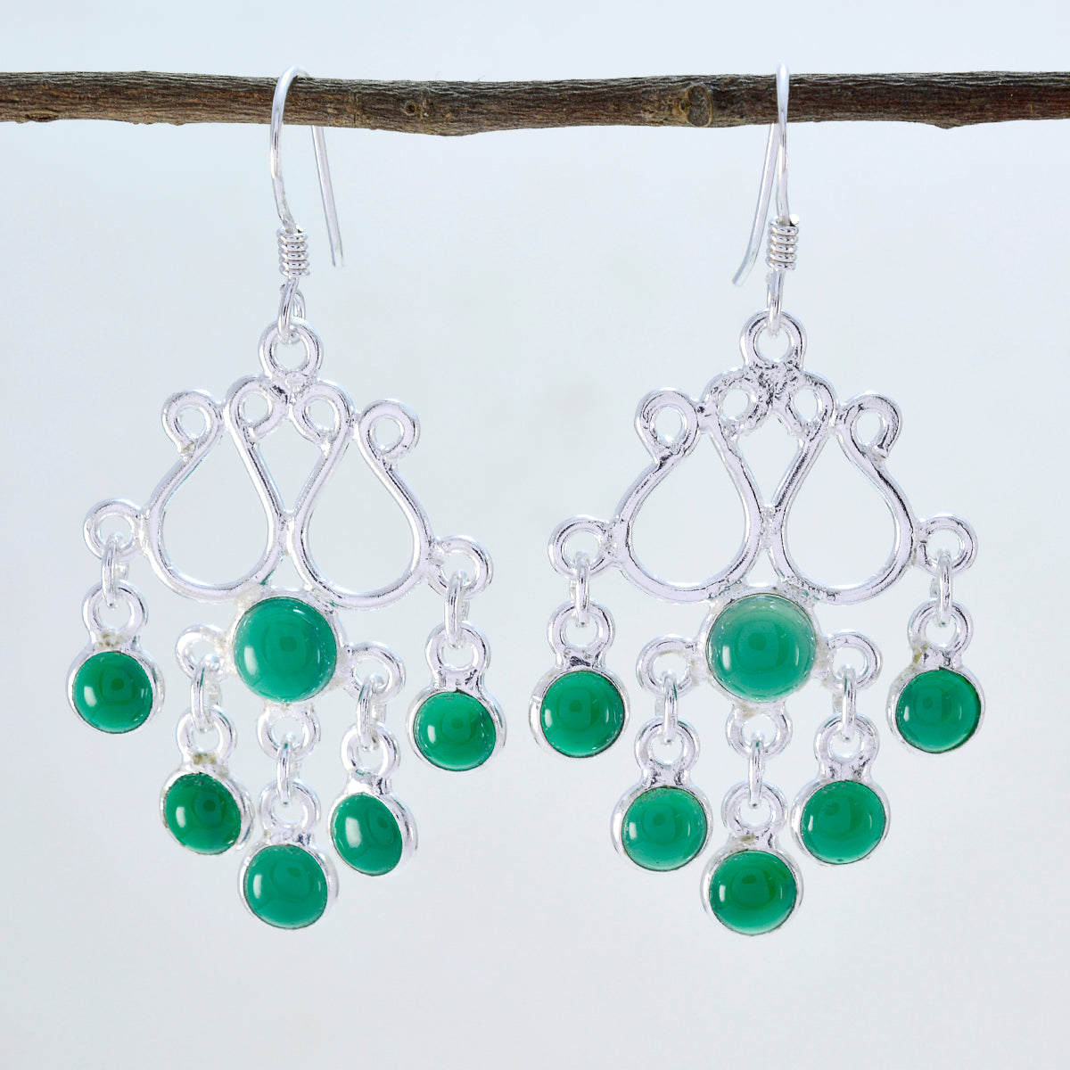 Claire Green Classic multiple Dangle Earring