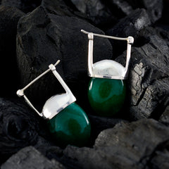 Clara Green Essential Solitaire Dangle Earring
