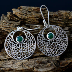 Constanza Green Eye catching Solitaire Dangle Earring