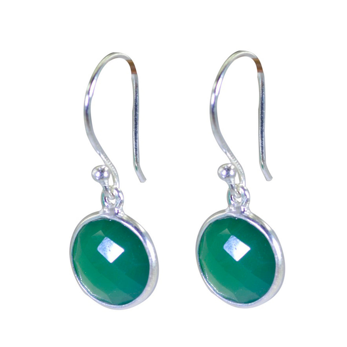 Isabella Green Elegant multiple Dangle Earring Green Onyx Green Dangle