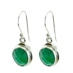 Isadora Green Dainty multiple Dangle Earring Green Onyx Green Dangle