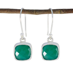Ivana Green Tiny multiple Dangle Earring Green Onyx Green Dangle