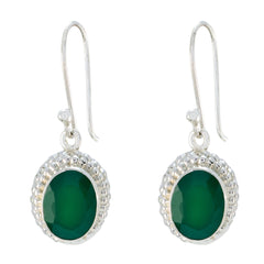 Kennedy Green Edgy multiple Dangle Earring Green Onyx Green Dangle