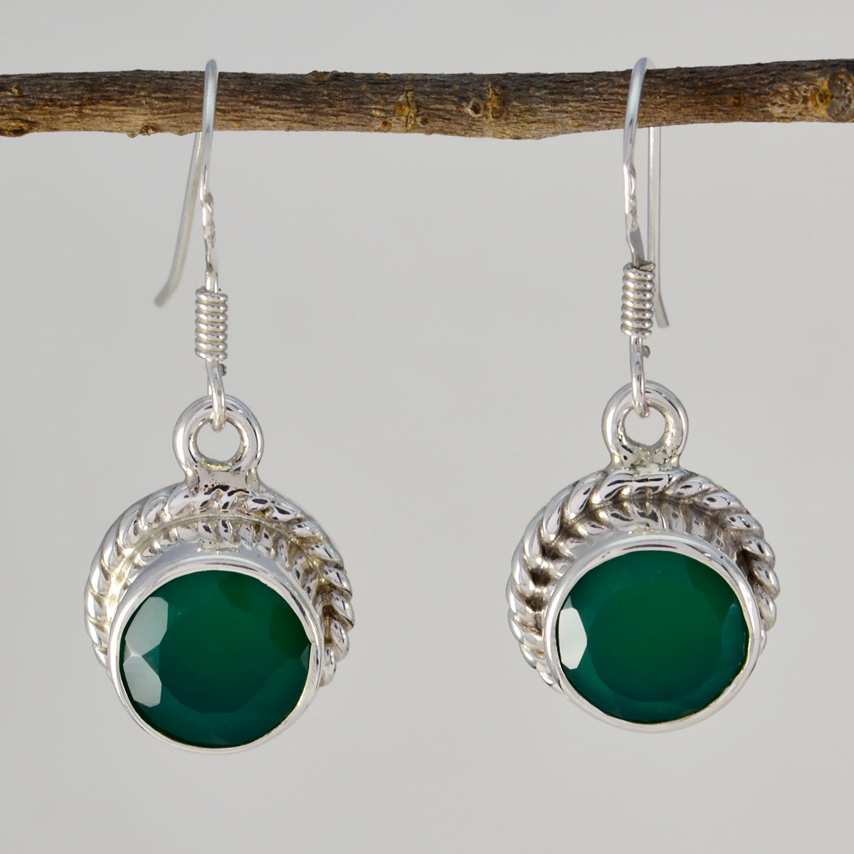 Joaquina Green Featherlight multiple Dangle Earring