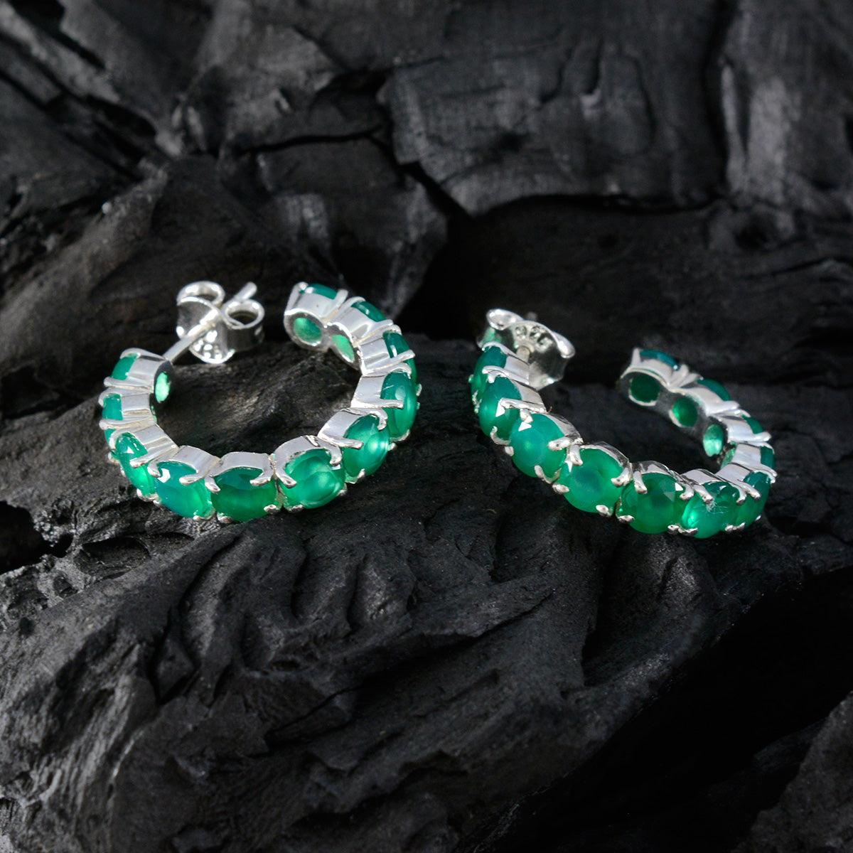 Isabella Green Slim multiple Stud Earring