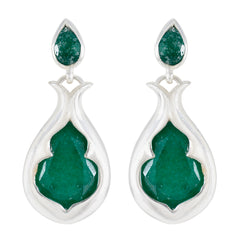 Emily Green Edgy Toi et Moi Stud Earring Green Onyx Green Stud