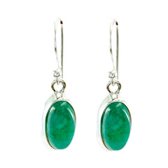 Mariana Green Classic Solitaire Dangle Earring Indian Emerald Green Dangle