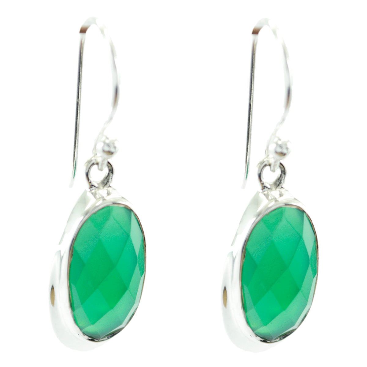 Natalia Green Classic Solitaire Dangle Earring