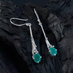 Sara Green Delicate Solitaire Dangle Earring