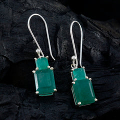 Sara Green Whisper thin Toi et Moi Dangle Earring