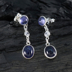 Agnes Blue Delicate multiple Stud Earring