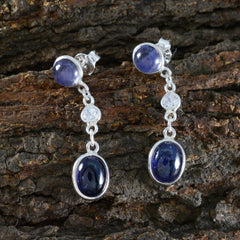 Agnes Blue Delicate multiple Stud Earring