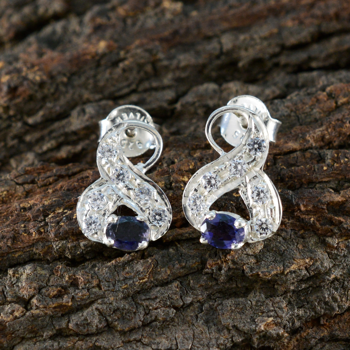 Patricia Blue Delicate multiple Stud Earring