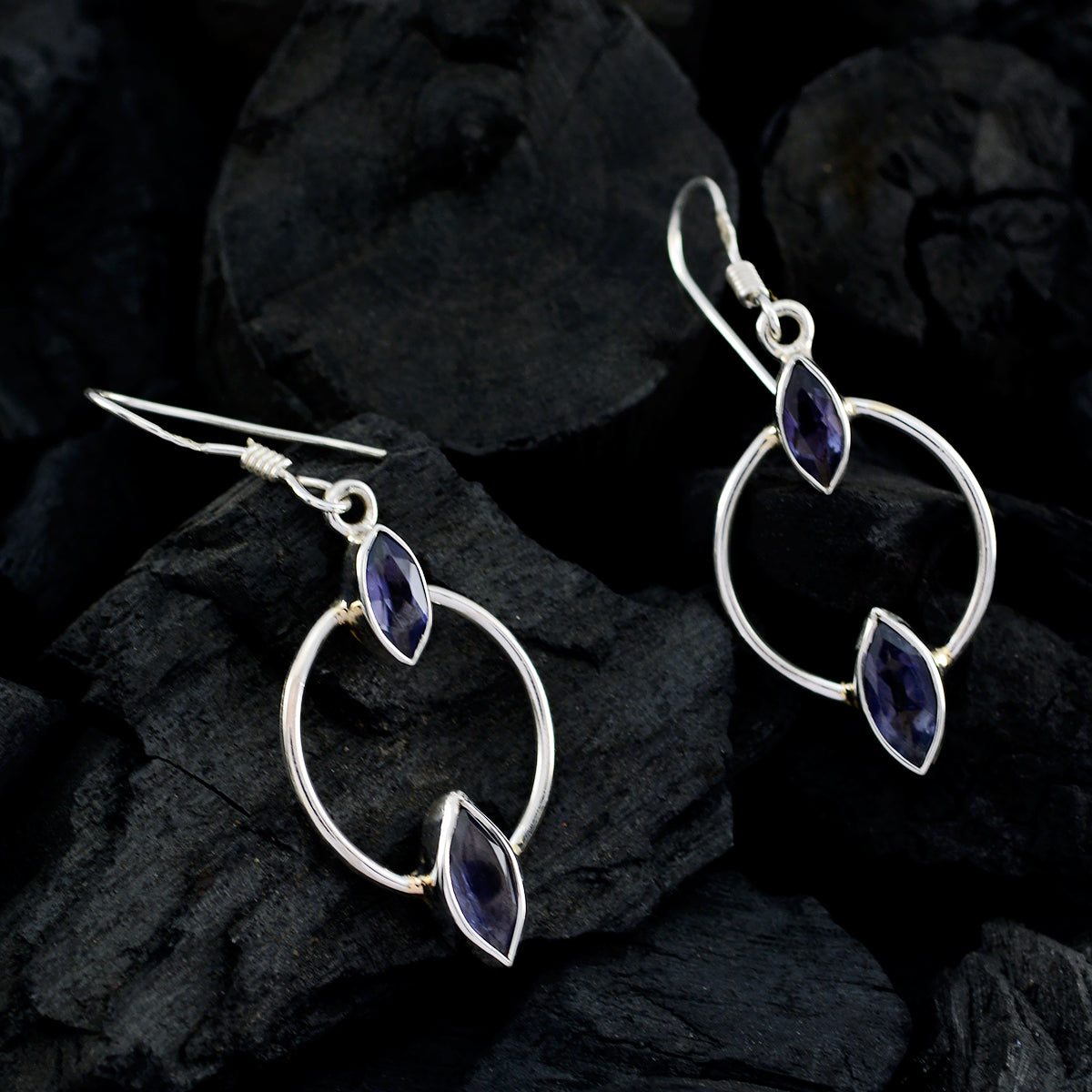 Aria Blue Dainty multiple Dangle Earring